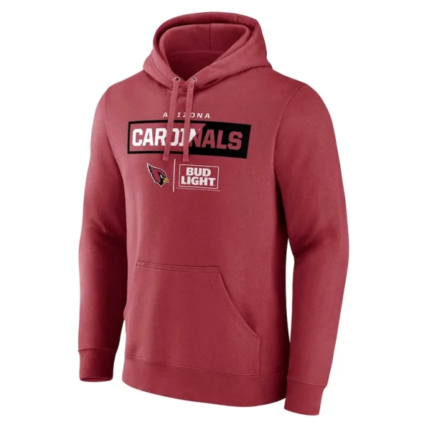 Arizona cardinals nfl x bud light pullover hoodie cardinal Cardinal M