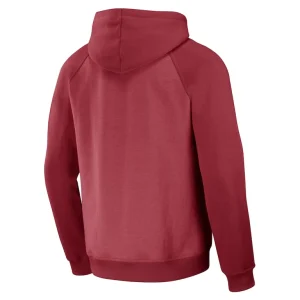 Arizona cardinals nfl x darius rucker collection by achopeca raglan full zip hoodie cardinal Cardinal L