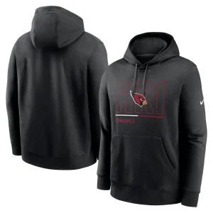 Arizona cardinals nike city code club fleece pullover hoodie Black