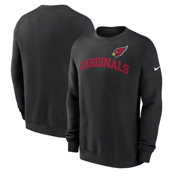 Arizona cardinals nike club pullover sweatshirt Black