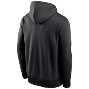 Arizona cardinals nike fan gear wordmark performance pullover hoodie Black L