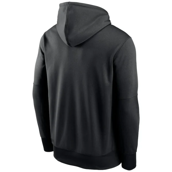 Arizona cardinals nike fan gear wordmark performance pullover hoodie Black L