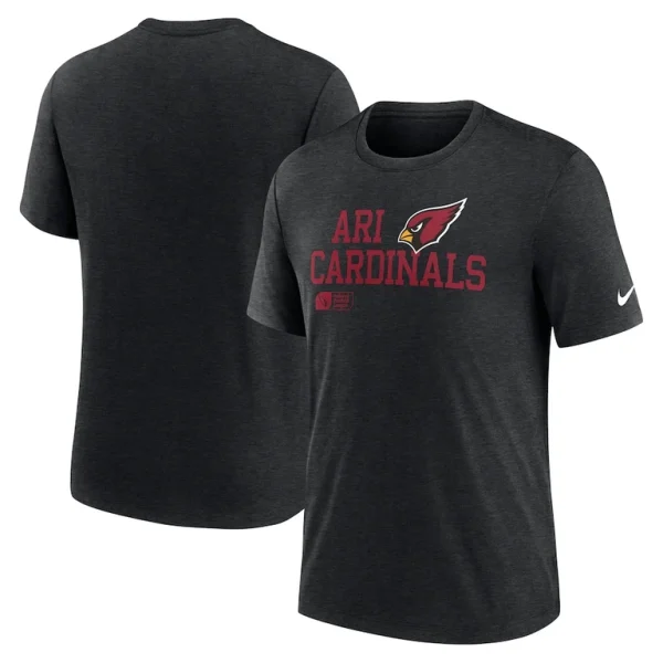 Arizona cardinals nike overlap lockup tri blend t shirt Black