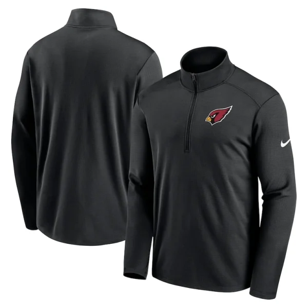Arizona cardinals nike pacer half zip top Black
