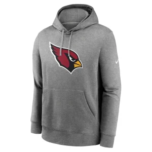 Arizona cardinals nike rewind club fleece pullover hoodie Heathered gray M