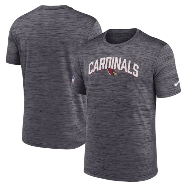 Arizona cardinals nike sideline velocity athletic stack performance t shirt Black