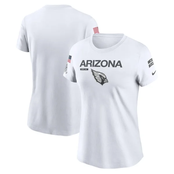 Arizona cardinals nike womens 2024 salute to service legend performance t shirt White