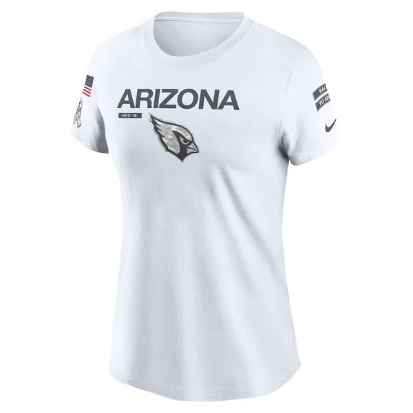 Arizona cardinals nike womens 2024 salute to service legend performance t shirt White S