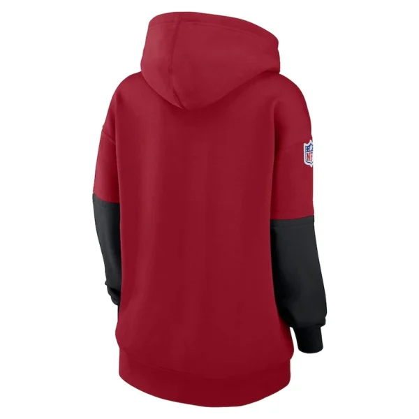 Arizona cardinals nike womens 2024 sideline essential fleece pullover hoodie cardinal Cardinal M