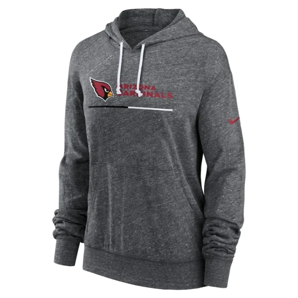 Arizona cardinals nike womens team spirit gym vintage lightweight hoodie top Heather charcoal S