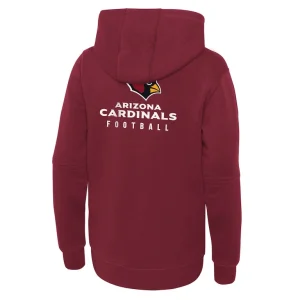 Arizona cardinals nike youth 2023 sideline club fleece pullover hoodie cardinal Cardinal Yth L