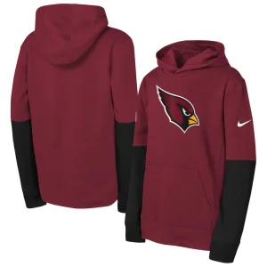 Arizona cardinals nike youth club pullover hoodie cardinal Cardinal
