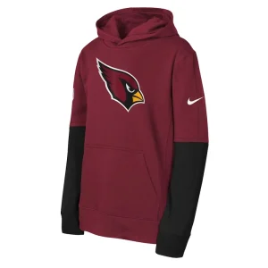 Arizona cardinals nike youth club pullover hoodie cardinal Cardinal Yth M