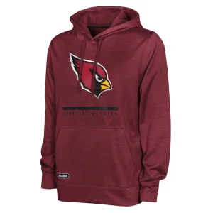 Arizona cardinals speed drill streak pullover hoodie cardinal Cardinal M