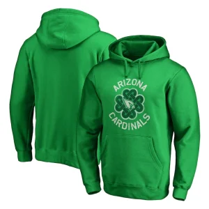 Arizona cardinals st. patricks day luck tradition pullover hoodie Kelly green