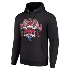 Arizona cardinals starter 80s retro pullover hoodie Black M