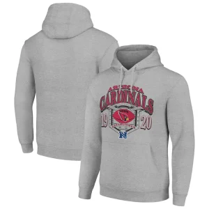 Arizona cardinals starter 80s retro pullover hoodie Heather gray
