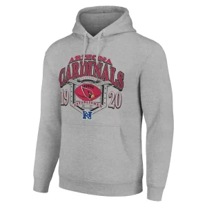 Arizona cardinals starter 80s retro pullover hoodie Heather gray M