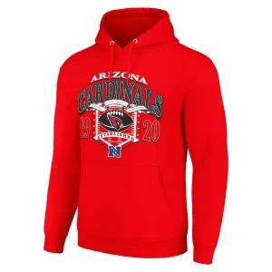 Arizona cardinals starter 80s retro pullover hoodie cardinal Cardinal M