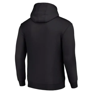 Arizona cardinals starter four team name logo fleece pullover hoodie Black L