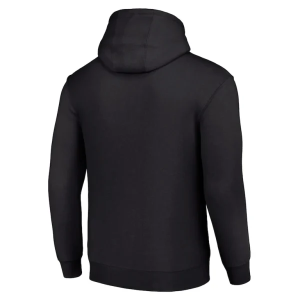 Arizona cardinals starter four team name logo fleece pullover hoodie Black L