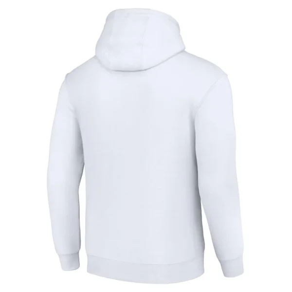 Arizona cardinals starter four team name logo fleece pullover hoodie White L