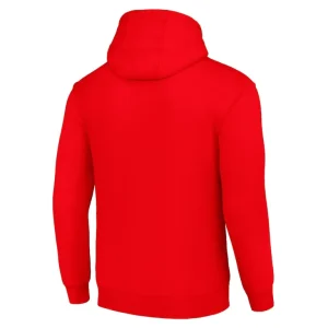 Arizona cardinals starter four team name logo fleece pullover hoodie cardinal Cardinal L
