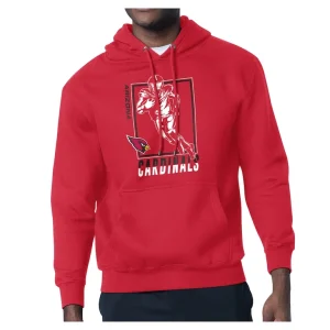 Arizona cardinals starter player grid pullover hoodie Red