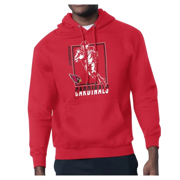 Arizona cardinals starter player grid pullover hoodie Red