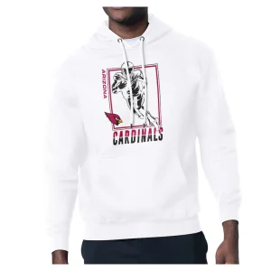 Arizona cardinals starter player grid pullover hoodie White