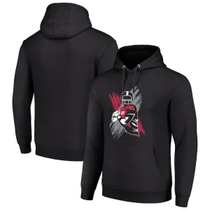 Arizona cardinals starter player x fleece pullover hoodie Black