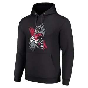 Arizona cardinals starter player x fleece pullover hoodie Black M