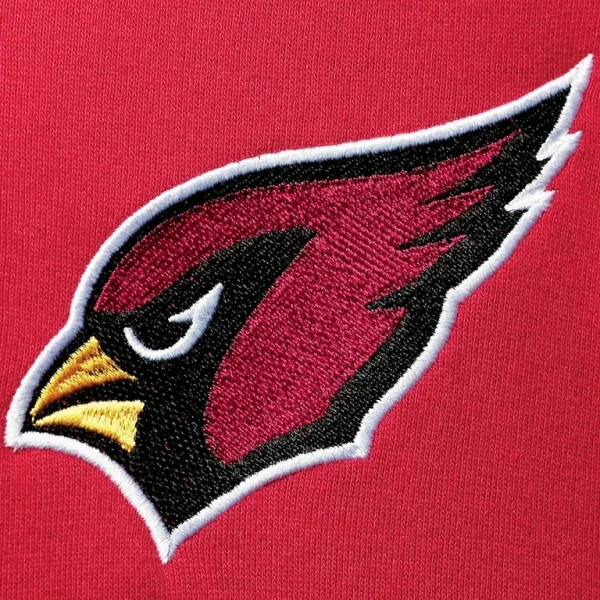 Arizona cardinals starter playoffs color block full zip hoodie Cardinalblack L