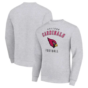 Arizona cardinals starter team logo pullover sweatshirt Heather gray