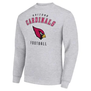 Arizona cardinals starter team logo pullover sweatshirt Heather gray M