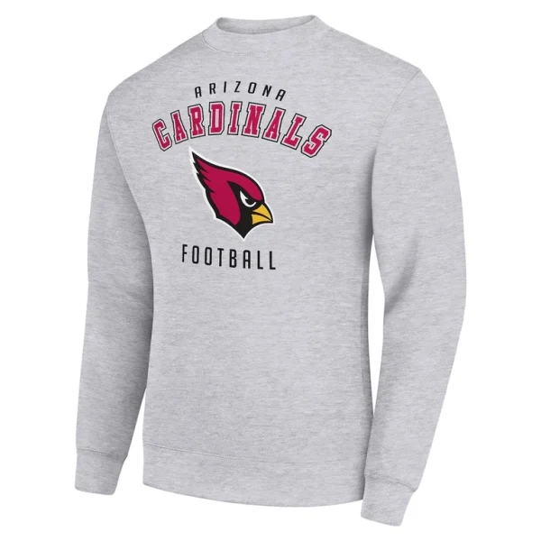 Arizona cardinals starter team logo pullover sweatshirt Heather gray M