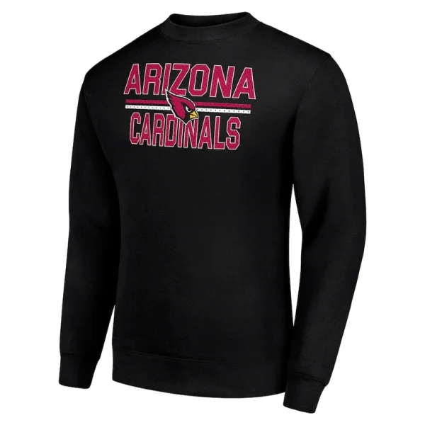 Arizona cardinals starter team mesh print graphic pullover sweatshirt Black M
