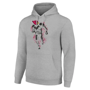 Arizona cardinals starter unisex logo graphic pullover hoodie Heather gray M