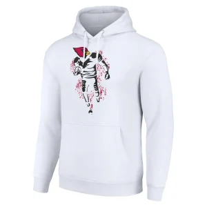 Arizona cardinals starter unisex logo graphic pullover hoodie White M