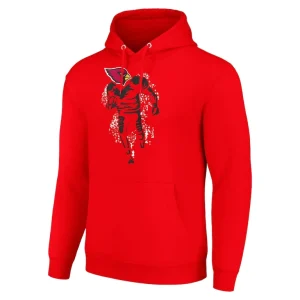 Arizona cardinals starter unisex logo graphic pullover hoodie cardinal Cardinal M