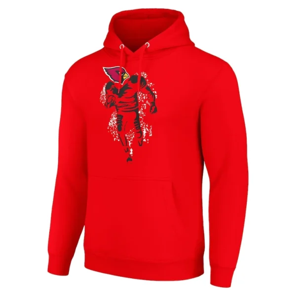 Arizona cardinals starter unisex logo graphic pullover hoodie cardinal Cardinal M
