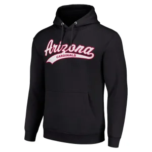 Arizona cardinals starter unisex tailsweep pullover hoodie Black M