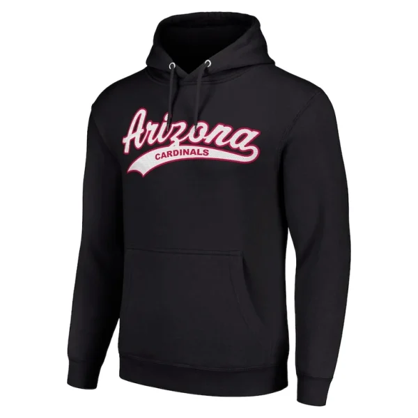 Arizona cardinals starter unisex tailsweep pullover hoodie Black M