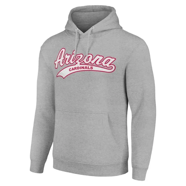 Arizona cardinals starter unisex tailsweep pullover hoodie Heather gray M