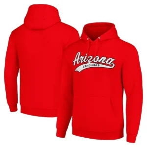 Arizona cardinals starter unisex tailsweep pullover hoodie cardinal Cardinal