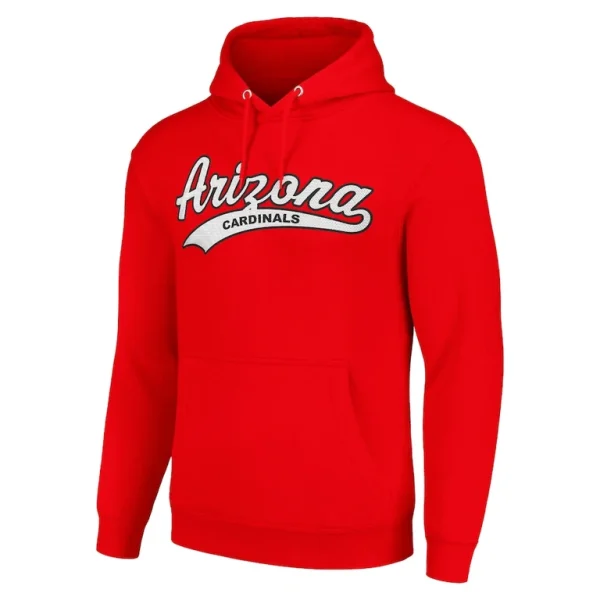 Arizona cardinals starter unisex tailsweep pullover hoodie cardinal Cardinal M