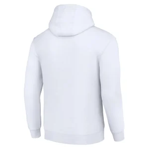 Arizona cardinals starter unisex team mesh print graphic tri blend pullover hoodie White L