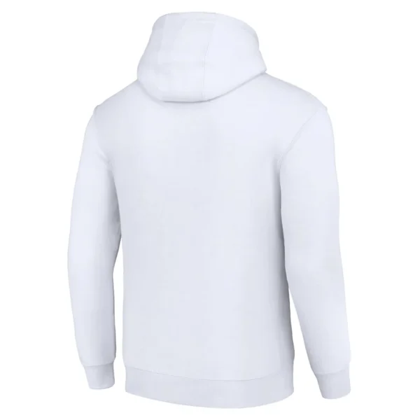 Arizona cardinals starter unisex team mesh print graphic tri blend pullover hoodie White L