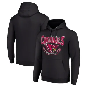 Arizona cardinals starter ‘80s inspired pullover hoodie Black