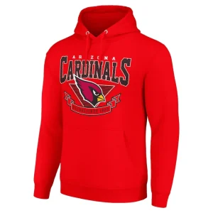 Arizona cardinals starter ‘80s inspired pullover hoodie cardinal Cardinal M